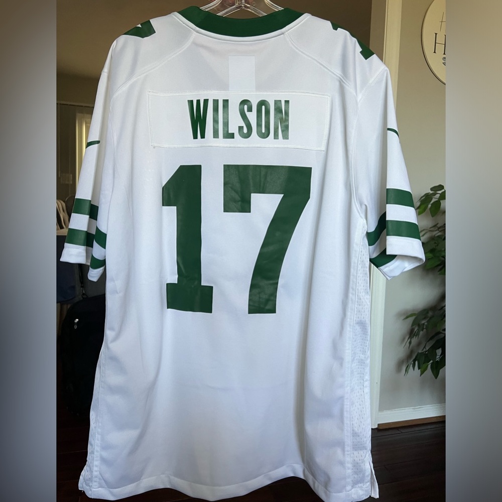 Garrett Wilson - Nike White Legacy Player Game Jersey (Jets)